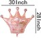 30 Inch Crown Balloons Foil Helium for Birthday Anninversary Christmas Party Supplies 3Pcs